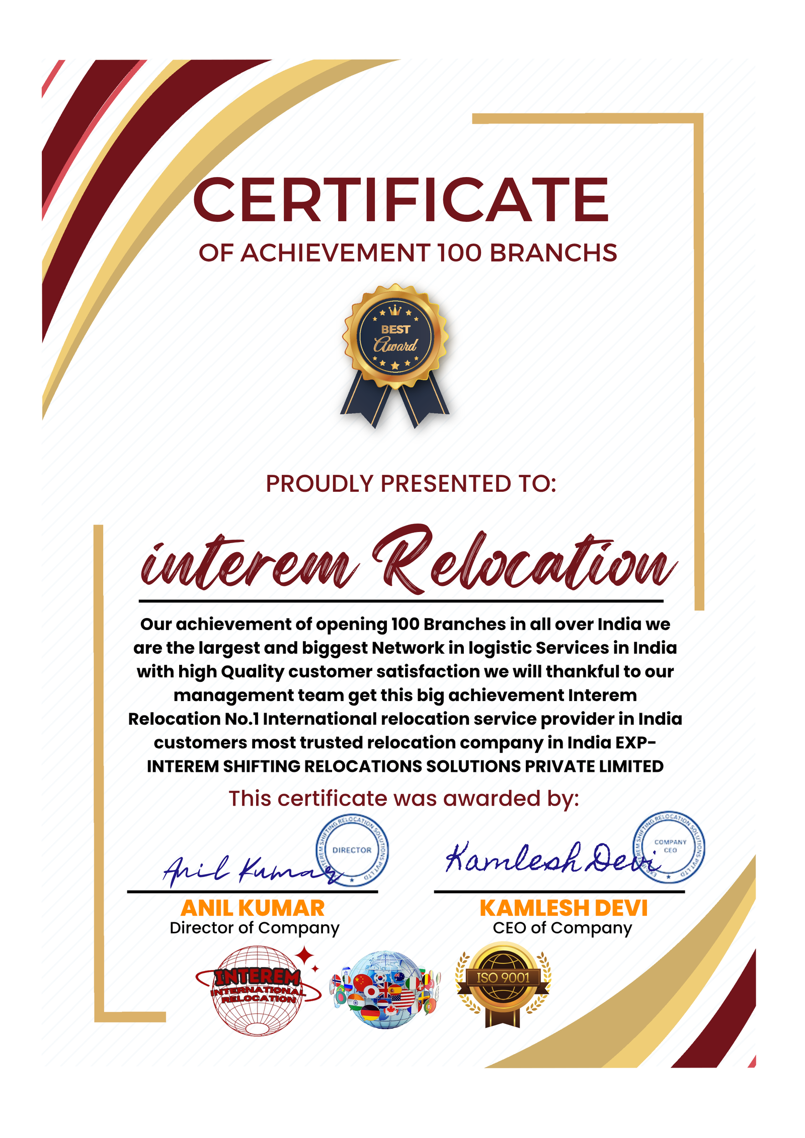 Certificate 4